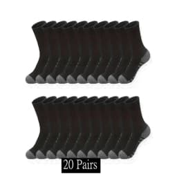Ultra Soft Breathable Men Classic Crew Socks Comfy Casual Unisex Socks For Outdoor Wearing 1/10/20/30 Pairs 2025