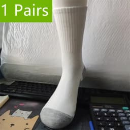 Ultra Soft Breathable Men Classic Crew Socks Comfy Casual Unisex Socks For Outdoor Wearing 1/10/20/30 Pairs 2025