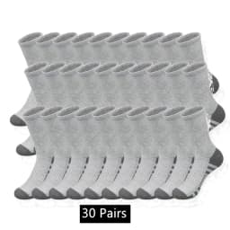 Ultra Soft Breathable Men Classic Crew Socks Comfy Casual Unisex Socks For Outdoor Wearing 1/10/20/30 Pairs 2025