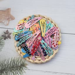 20-100Pcs Print Clips for Hair Metal Barrettes Snap Hair Clips for Girls Kids Teens Women Cute Candy Color Hair Pins for Gift