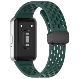 Magnetic D Buckle Sports Silicone Band For Samsung Galaxy Fit 3 Fit3 SM-R390 Replacement Strap Wristband Bracelet Accessories