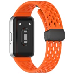 Magnetic D Buckle Sports Silicone Band For Samsung Galaxy Fit 3 Fit3 SM-R390 Replacement Strap Wristband Bracelet Accessories