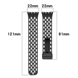 Magnetic D Buckle Sports Silicone Band For Samsung Galaxy Fit 3 Fit3 SM-R390 Replacement Strap Wristband Bracelet Accessories