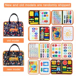 Montessori Busy Board for Ages 3-6 - Sensory Educational Toy for Early Learning & Fine Motor Skills Development