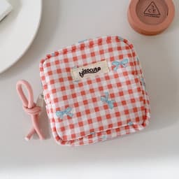 Korean Version Mini Makeup Pouch for Travel Lipstick Envelope Portable Cosmetic Jewelry Storage Bag Christmas/Birthday Gift Idea
