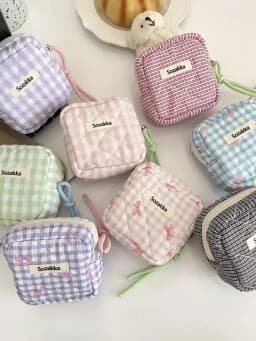 Korean Version Mini Makeup Pouch for Travel Lipstick Envelope Portable Cosmetic Jewelry Storage Bag Christmas/Birthday Gift Idea