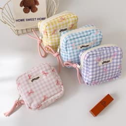 Korean Version Mini Makeup Pouch for Travel Lipstick Envelope Portable Cosmetic Jewelry Storage Bag Christmas/Birthday Gift Idea