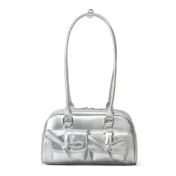 New Ballet-style Shoulder Bag Spring Bow Underarm Bag Women's Bowling Simple Tote Bag for Women