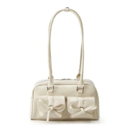 New Ballet-style Shoulder Bag Spring Bow Underarm Bag Women's Bowling Simple Tote Bag for Women