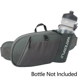 WATERFLY Fanny Pack Waist Bag: Hiking Water Bottle Holder with Strap Waist Pack for Women Men Hydration Hip Packs for Running