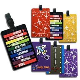 New Letter Airplane Shaped Luggage Bag PVC Tag Name ID Bag Identification Tag Travel Accessories