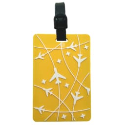 New Letter Airplane Shaped Luggage Bag PVC Tag Name ID Bag Identification Tag Travel Accessories