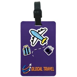 New Letter Airplane Shaped Luggage Bag PVC Tag Name ID Bag Identification Tag Travel Accessories