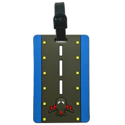 New Letter Airplane Shaped Luggage Bag PVC Tag Name ID Bag Identification Tag Travel Accessories