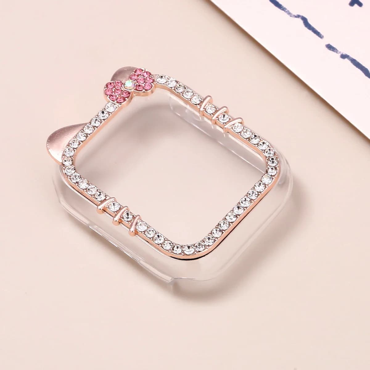 Protective Case for Apple Watch Case 9/8/7 41 46mm 45mm Bling Rhinestone Bumper Frame Cover iWatch Series 10/6/5/4 SE 40mm 44mm
