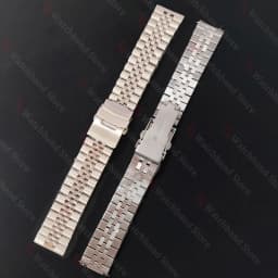 18mm 19mm 20mm 21mm 22mm 24mm Solid Stainless Steel Strap for Seiko SKX for Jubilee Bracelet Curved End Men Watch Accessories