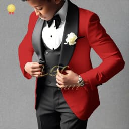 Boys’ Beige 3-Piece Suit with Classic Modern Comfortable Tailoring, Ideal for Weddings, Banquets, Birthdays & Performances