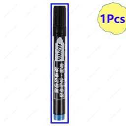 1-100Pcs Waterproof Oil-based Marker Pen Quick Dry Black Blue Red Ink Permanent for Metal Glass Stationery Art School Supply