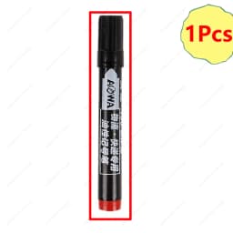 1-100Pcs Waterproof Oil-based Marker Pen Quick Dry Black Blue Red Ink Permanent for Metal Glass Stationery Art School Supply