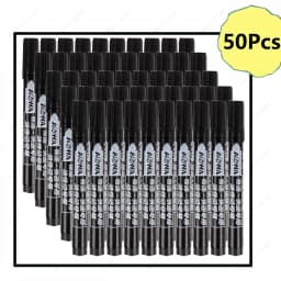1-100Pcs Waterproof Oil-based Marker Pen Quick Dry Black Blue Red Ink Permanent for Metal Glass Stationery Art School Supply