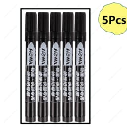 1-100Pcs Waterproof Oil-based Marker Pen Quick Dry Black Blue Red Ink Permanent for Metal Glass Stationery Art School Supply