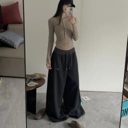 High Street Women's Wide Leg Pants Drawstring Y2K Gothic Hip Hop Lady's Cargo Pants Hotsweet Matching Female Trousers Summer New