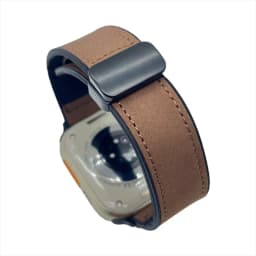 Leather Strap For Apple Watch Band 49mm 44 45 42mm 40 46 38 41mm Magnetic Bracelet Correa Men IWatch Ultra Series 10 9 8 7 SE 6