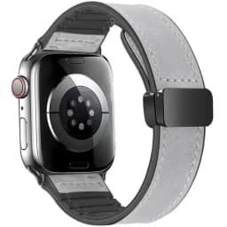 Leather Strap For Apple Watch Band 49mm 44 45 42mm 40 46 38 41mm Magnetic Bracelet Correa Men IWatch Ultra Series 10 9 8 7 SE 6
