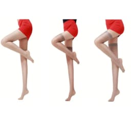 1-4Pairs Sexy Stockings Summer Over Knee Non-Slip Stockings Ultra-thin Silk Shaping Glossy Pantyhose Thigh High Stocking