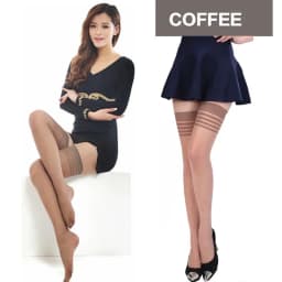1-4Pairs Sexy Stockings Summer Over Knee Non-Slip Stockings Ultra-thin Silk Shaping Glossy Pantyhose Thigh High Stocking