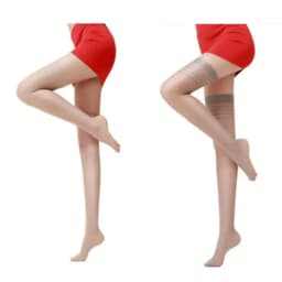 1-4Pairs Sexy Stockings Summer Over Knee Non-Slip Stockings Ultra-thin Silk Shaping Glossy Pantyhose Thigh High Stocking