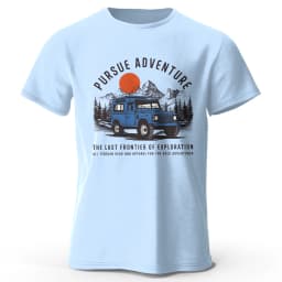 Wilderness Explorer Vintage Medal Printed Unisex Men Women T-Shirt Tees Tops 100% Cotton Topographic Graphic Bushcraft Wear
