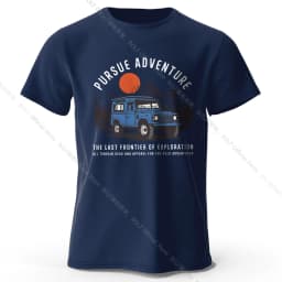Wilderness Explorer Vintage Medal Printed Unisex Men Women T-Shirt Tees Tops 100% Cotton Topographic Graphic Bushcraft Wear