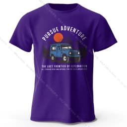 Wilderness Explorer Vintage Medal Printed Unisex Men Women T-Shirt Tees Tops 100% Cotton Topographic Graphic Bushcraft Wear