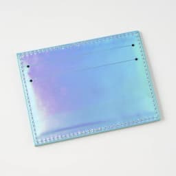 Women Men Thin Card Holder Wallet Laser Multi-Card Holder Case Pu Leather Credit Card Money Coin Holder Purse Bag