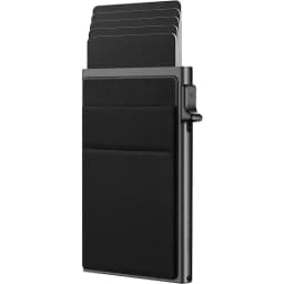 Rfid Anti Blocking Smart ID Bank Credit Card Holder Wallet Metal Thin Slim Men Women Pop Up Minimalist Metal Cardholder Case