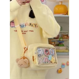 New Japanese JK Crossbody Bags Ulzzang Women Shoulder Bag Small Cute Lolita Itabag Girls Display Plate Kawaii Ita Bag