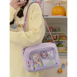 New Japanese JK Crossbody Bags Ulzzang Women Shoulder Bag Small Cute Lolita Itabag Girls Display Plate Kawaii Ita Bag