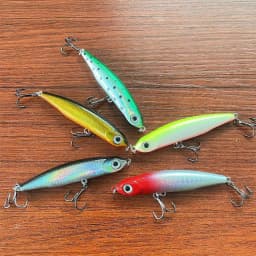 1Pcs Sinking Pencil Fishing Lure Wobblers 5cm 3.5g Mini Artificial Metal Hard Bait Jig 3D Eyes Pesca Trout Fishing Tackle