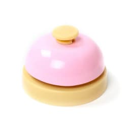 New Metal Hand Bell Delicate Durable Hand Clapping Bell Hand Pressing Service Bell Table Game Toy Accessories