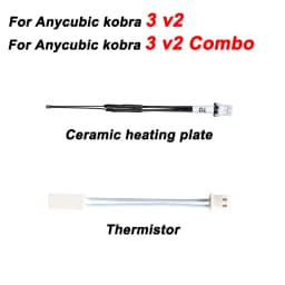 For Anycubic Kobra 3 V2/Kobra 3 V2 Combo Hotend Kit New Upgrade Hotend Ceramic Hotend 3D Printer Brass Hardened Steel Nozzle