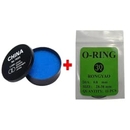 Watch Back O-Ring Case Waterproof Oil Box Watch Crown O-Ring Gasket Silicone Grease Seal Lubricant Repair Tool