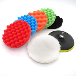 Sponge Buffing Polishing Pads 8 Pcs Set 3“5''6''7'' Backing Plate M14 Thread Cutting Kit For Car Polisher Compounding Waxing