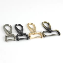 1piece Metal Detachable Snap Hook Trigger Clips Buckles for Leather Strap/ Belt Keychain Webbing Pet Leash Hooks 5 Sizes