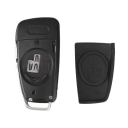 KEYYOU For Audi TT Q3 A8 A6 C5 C6 A4 B6 B7 A3 Folding Car Key Shell 3 Buttons HU66 Uncut Blank Auto Case