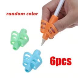 3-12pcs Children Writing Pencil Pen Holder Kids Learning Practise Silicone Pen Aid Grip Posture Correction Device for Students