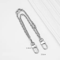 Double Layer Bag Chain For Handbag Decorative Alloy Exquisite DIY Purse Chain Replacement Shoulder Bag Parts Accessories Handles