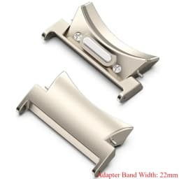 2PCS Quick Fit Adapter for Samsung Galaxy Watch 7 6 44 40mm 6 Classic 47 43mm Accessories Stainless Steel Connector 4/5/pro Band