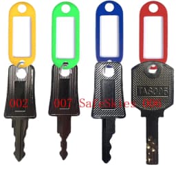 2 Keys for TSA007 TSA002 Master Luggage Keys,Universal Approved TSA007 TSA002 Luggage Suitcase Password Locks 007key