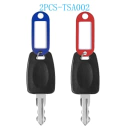 2 Keys for TSA007 TSA002 Master Luggage Keys,Universal Approved TSA007 TSA002 Luggage Suitcase Password Locks 007key